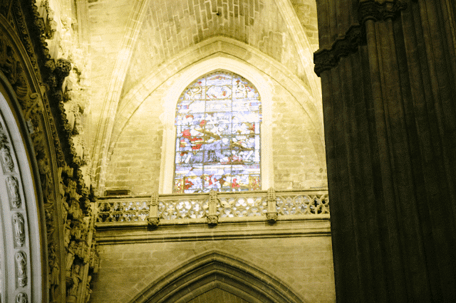 Seville Spain Cathedral details. 