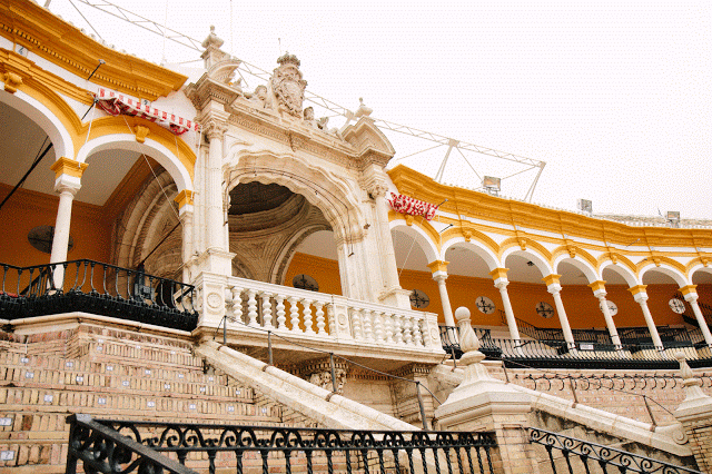 Seville Spain Bullfighting royal box. 