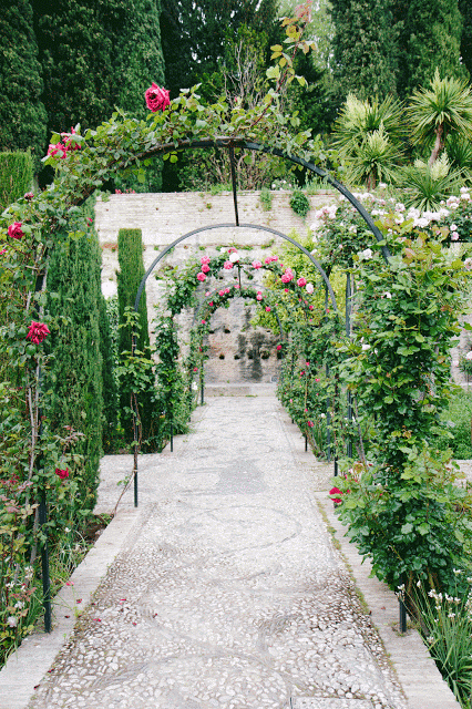 Visiting Granada and the Alhambra grounds. 