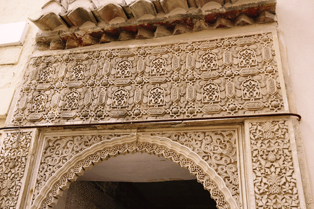 Detailed art murals at The Alhambra. 