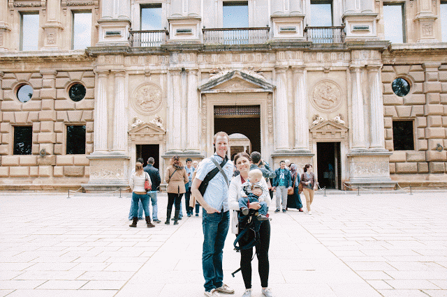 Traveling to the Alhambra in Granada Spain. 