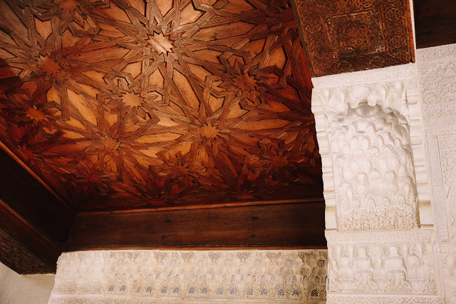Ceilings at the Alhambra. 