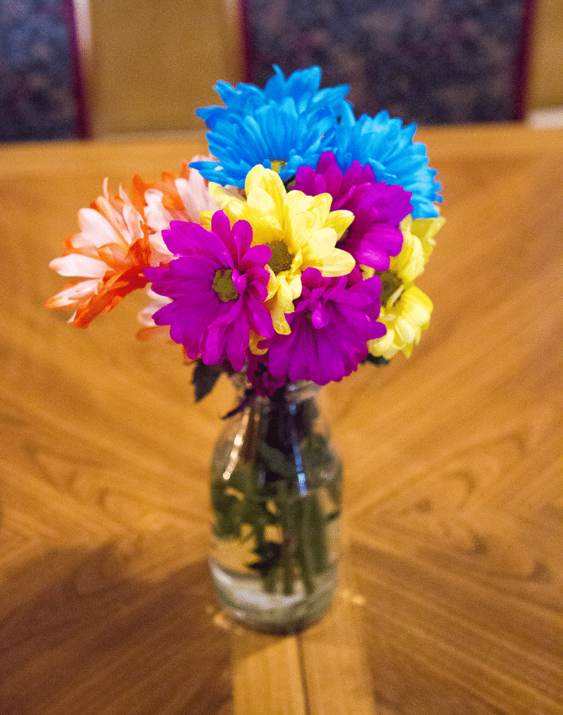 Bright Flowers decoration. 