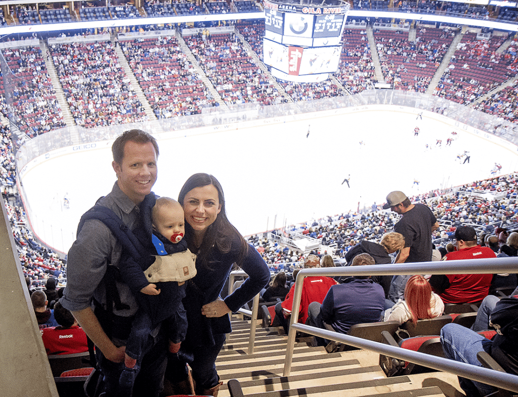 Attend an NHL hockey game for date night. 