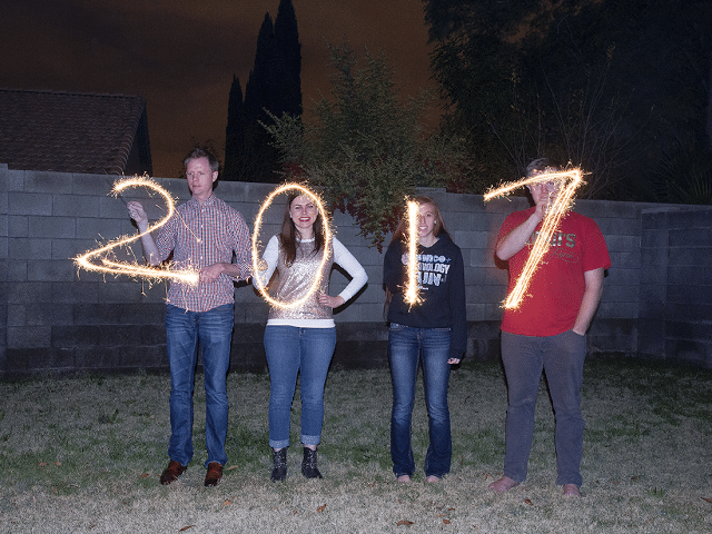 Firework New Year picture. 