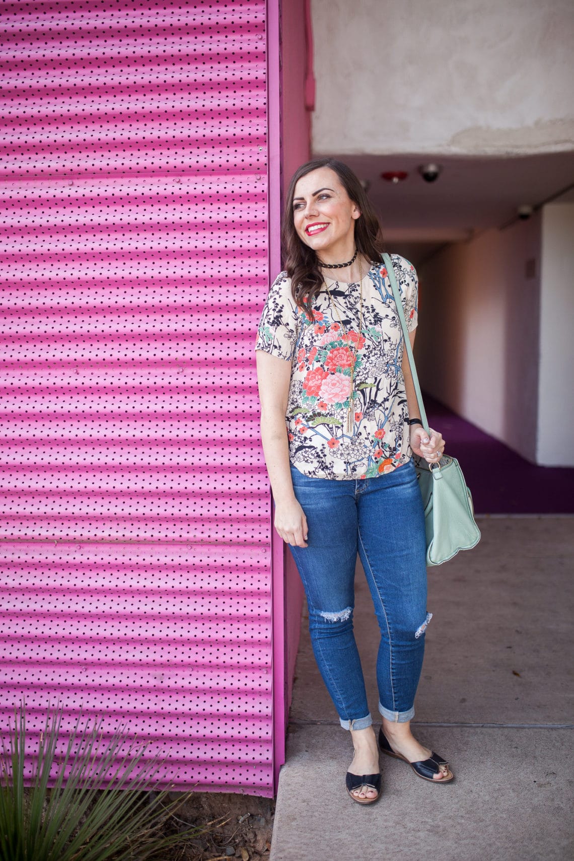 How to get designer jeans at Target Prices, with jeans styled on woman. 