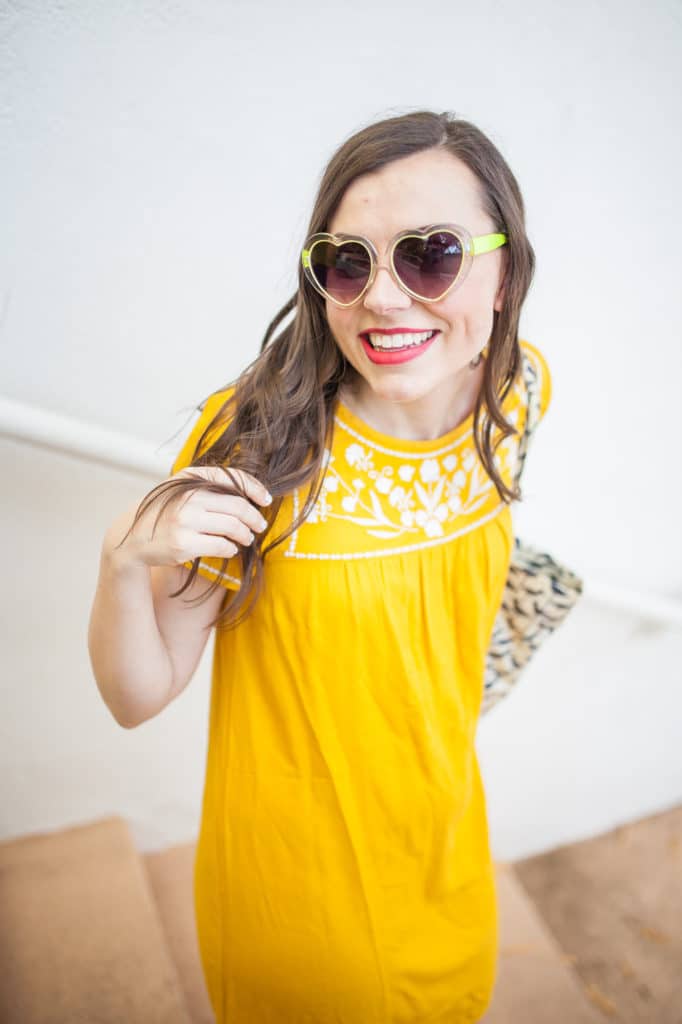 Yellow Sundress perfect summer outfit 