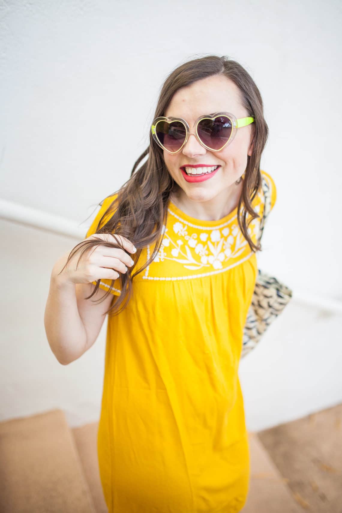 Yellow Sundress perfect summer outfit. 