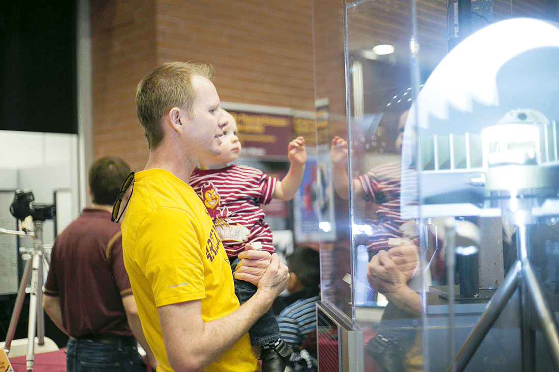 ASU Open Door Night exhibits in Tempe. 