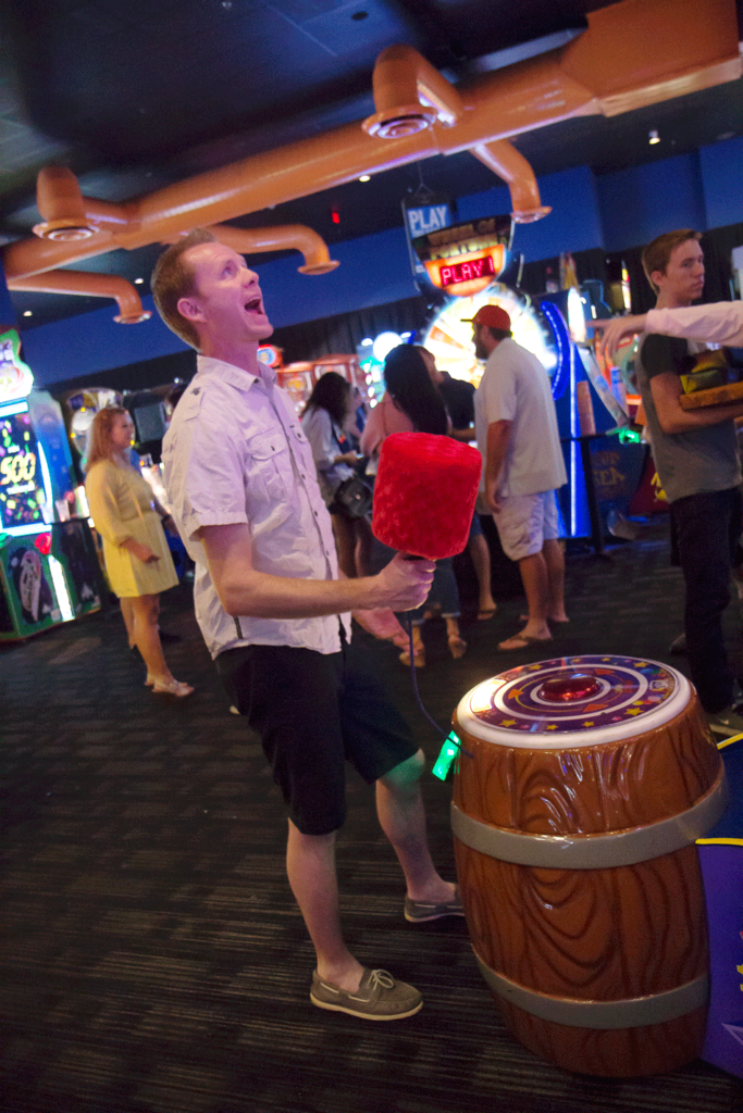 Fun Dave and Busters date night out. 