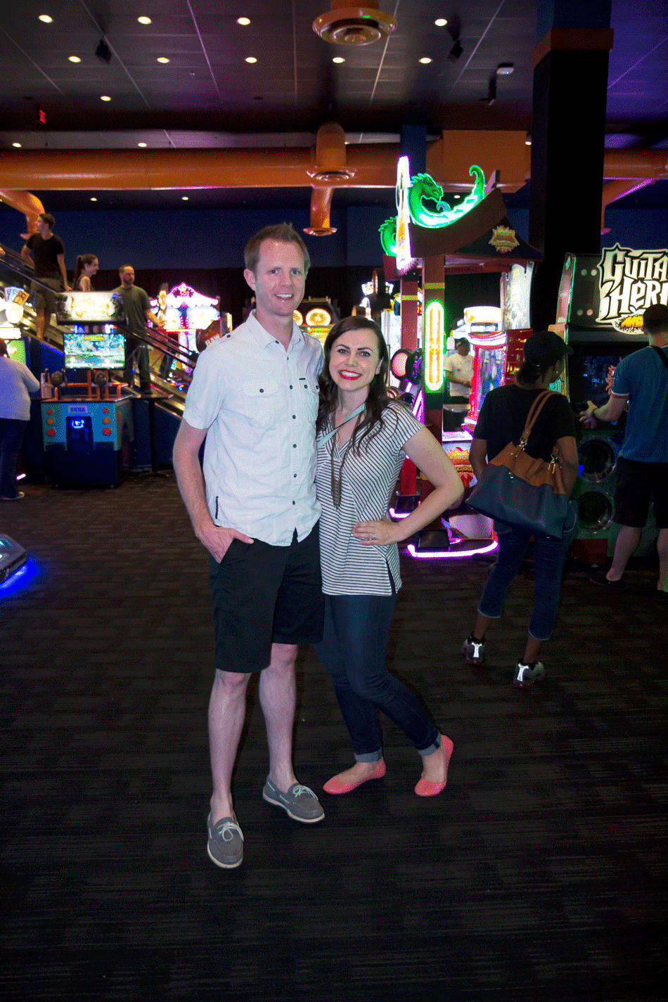 Dave & Busters date night. 