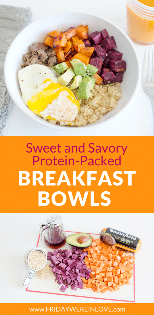 Savory and Sweet Protein Filled Breakfast Bowl Recipe