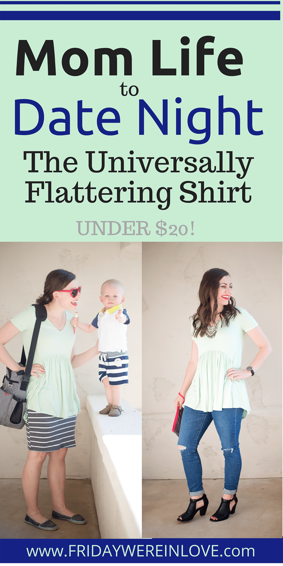 The Universally Flattering Mom Life to Date Night Top