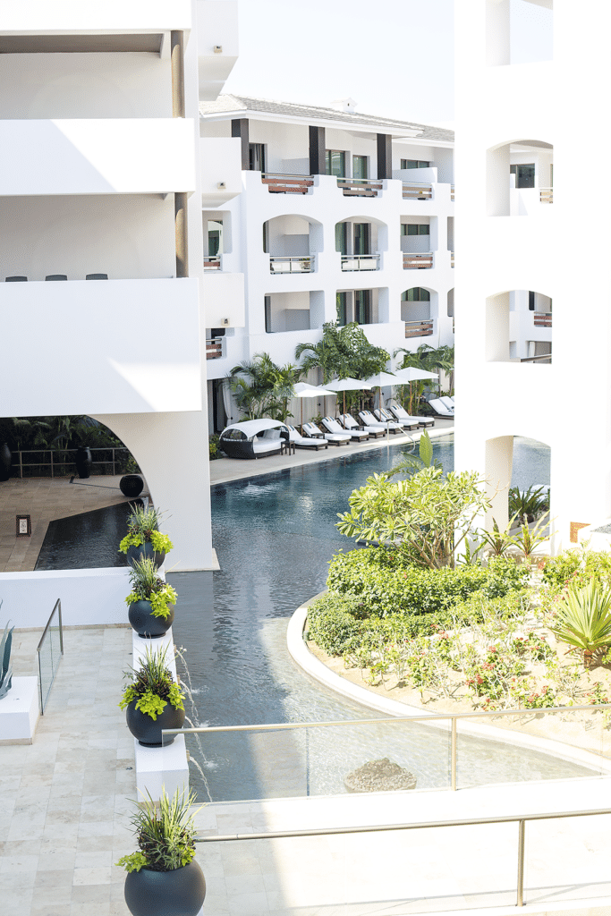 Views of the Cabo Azul Resort. 