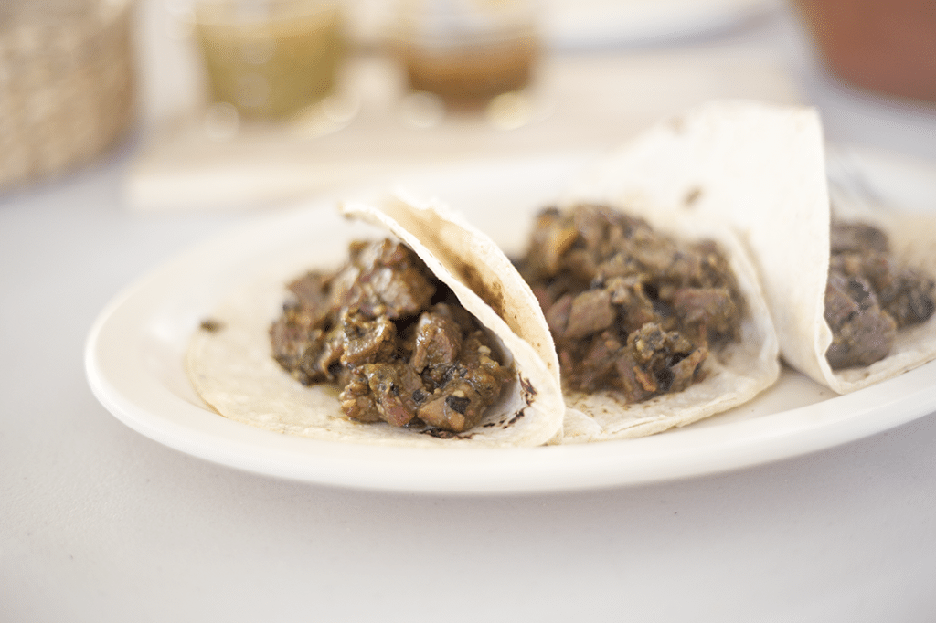 Street tacos in San Lucus Del Cabo. 