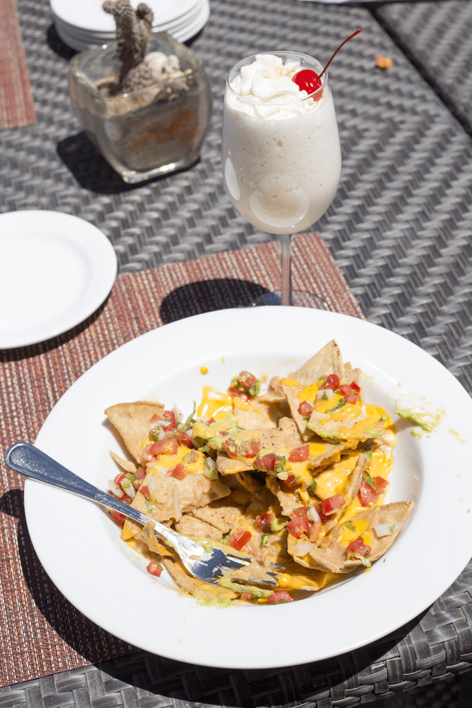 Food at the Mayan Palace Resort. 