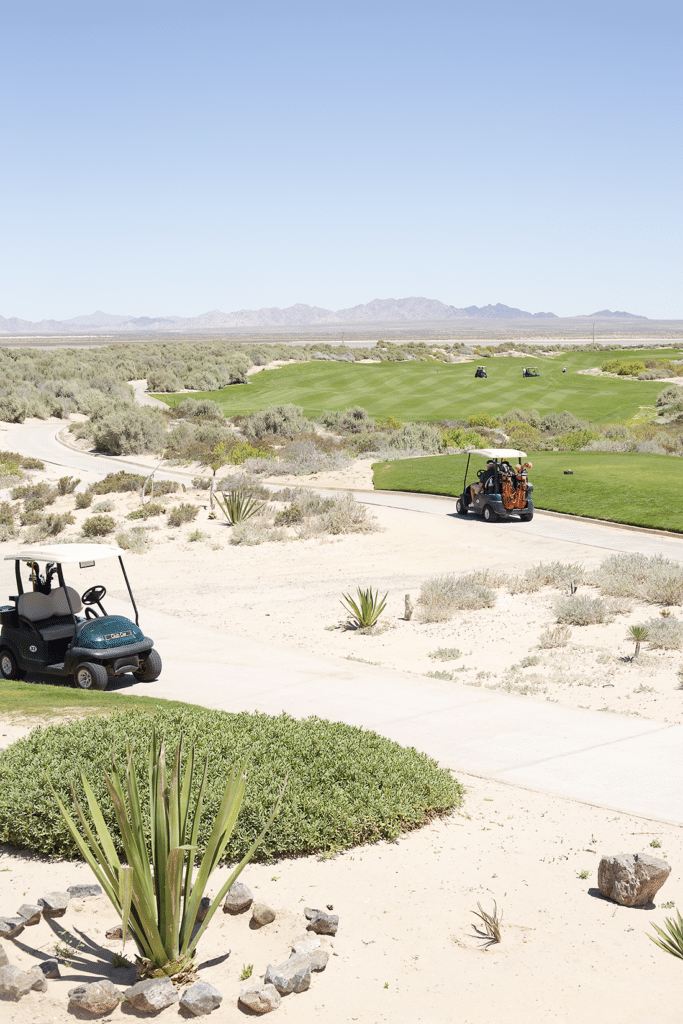 Golf course at Mayan Palace Vidiante resort. 