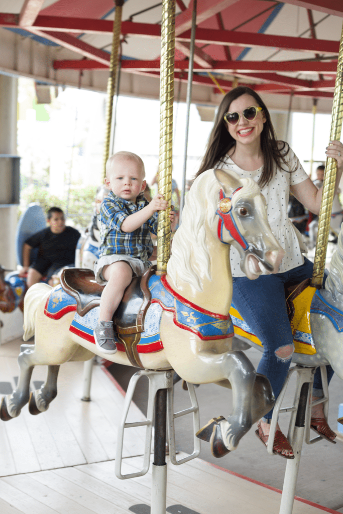 Carousel at Enchanted Island. 