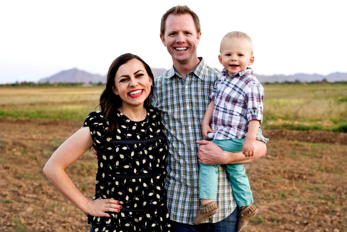 Family pictures at golden hour. 