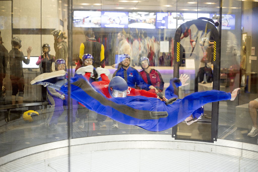 iFly indoor skydiving. 