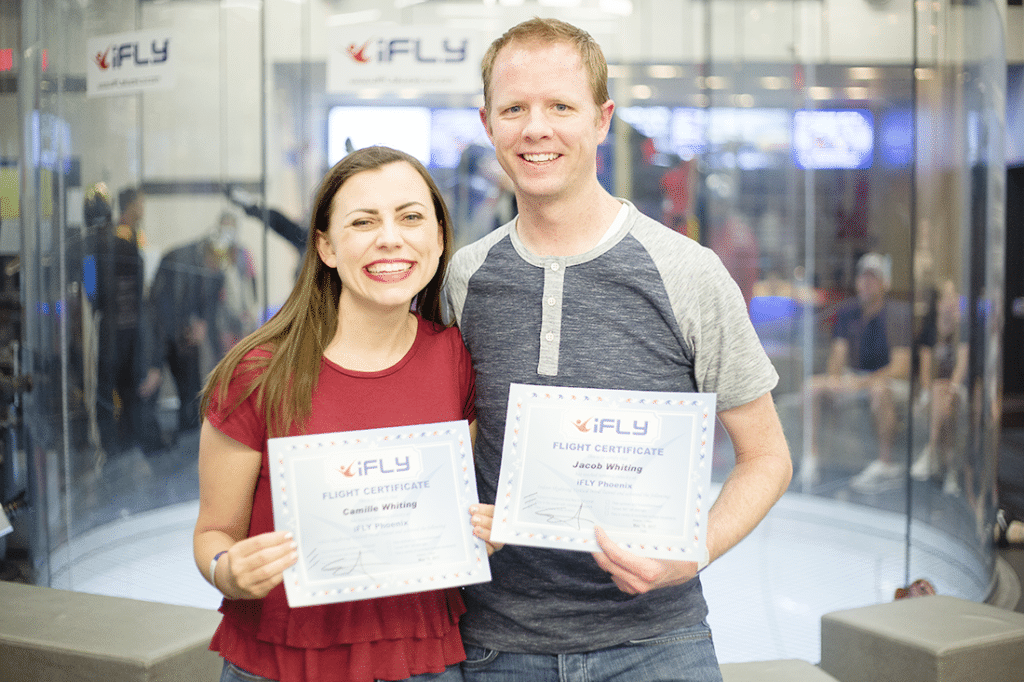 Ifly date night. 