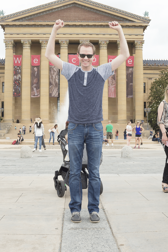 Rocky Steps in Philadelphia. 