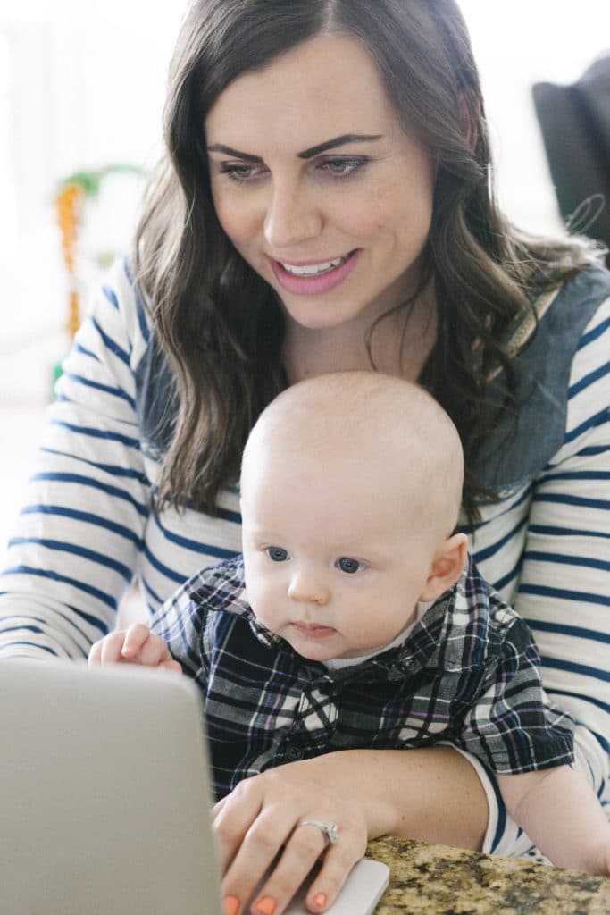 20 work from home mom tips: how to work from home with a toddler or work from home with a baby and juggle it all!