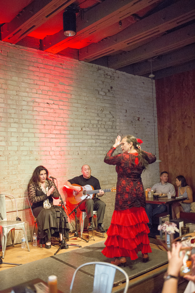 Live Flamenco Show. 