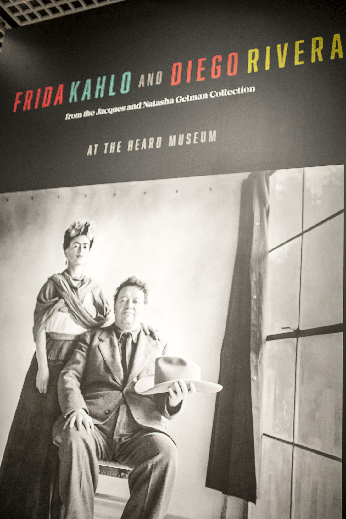 Frida Kahlo and Diego Rivera exhibit. 