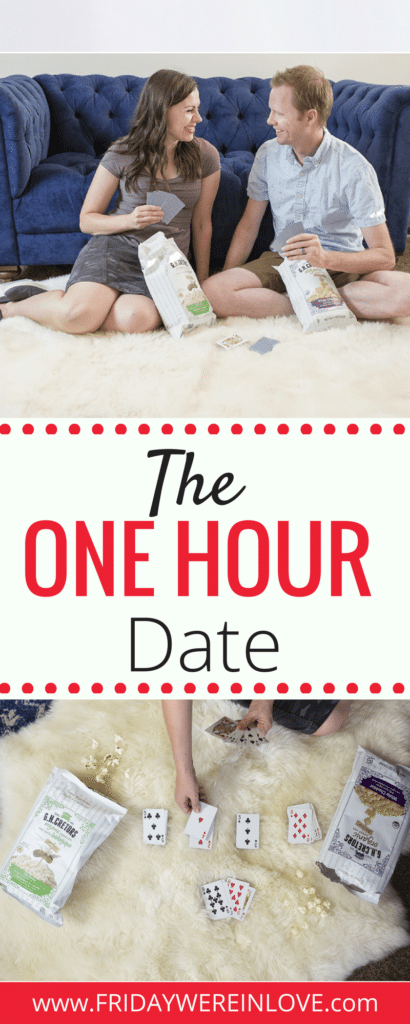 The one hour date night: easy date night at home you can squeeze in with only an hour