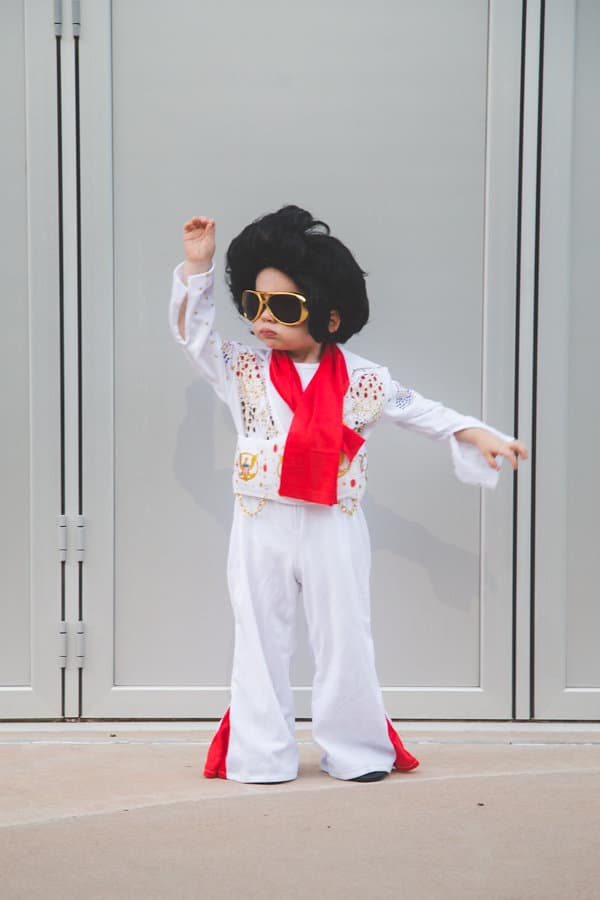 Toddler Elvis costume. 