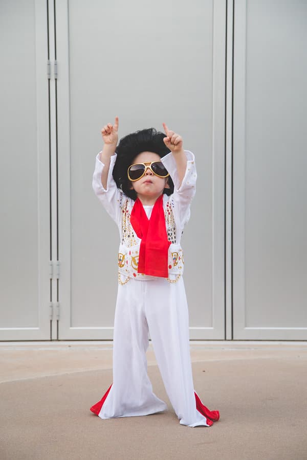 Elvis costume. 