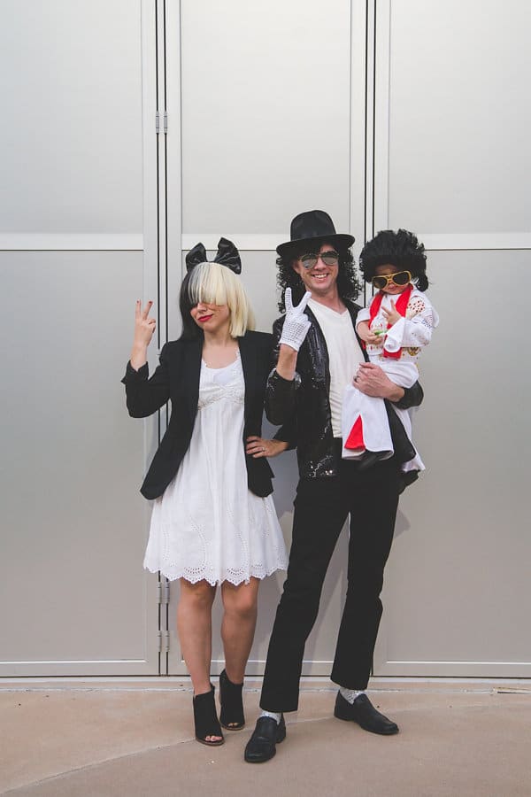 Pop stars Family Halloween Costume Idea. 