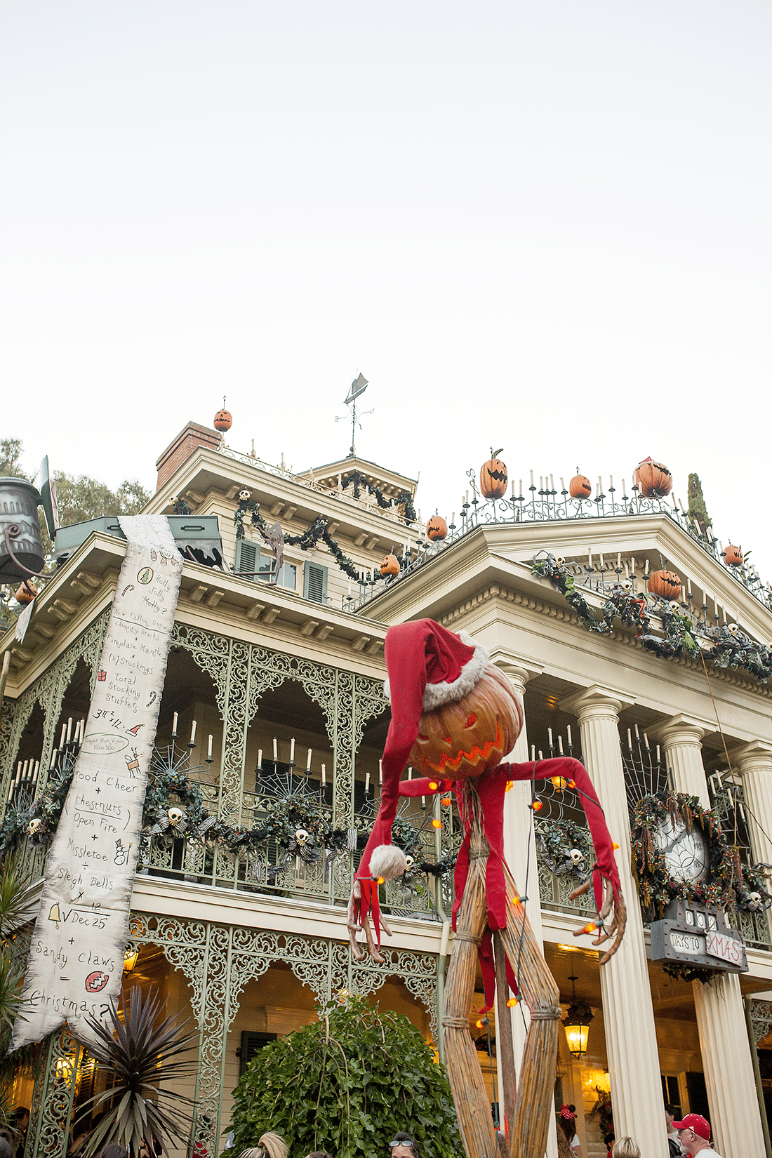 Disneyland at Halloween Time Haunted Mansion. 