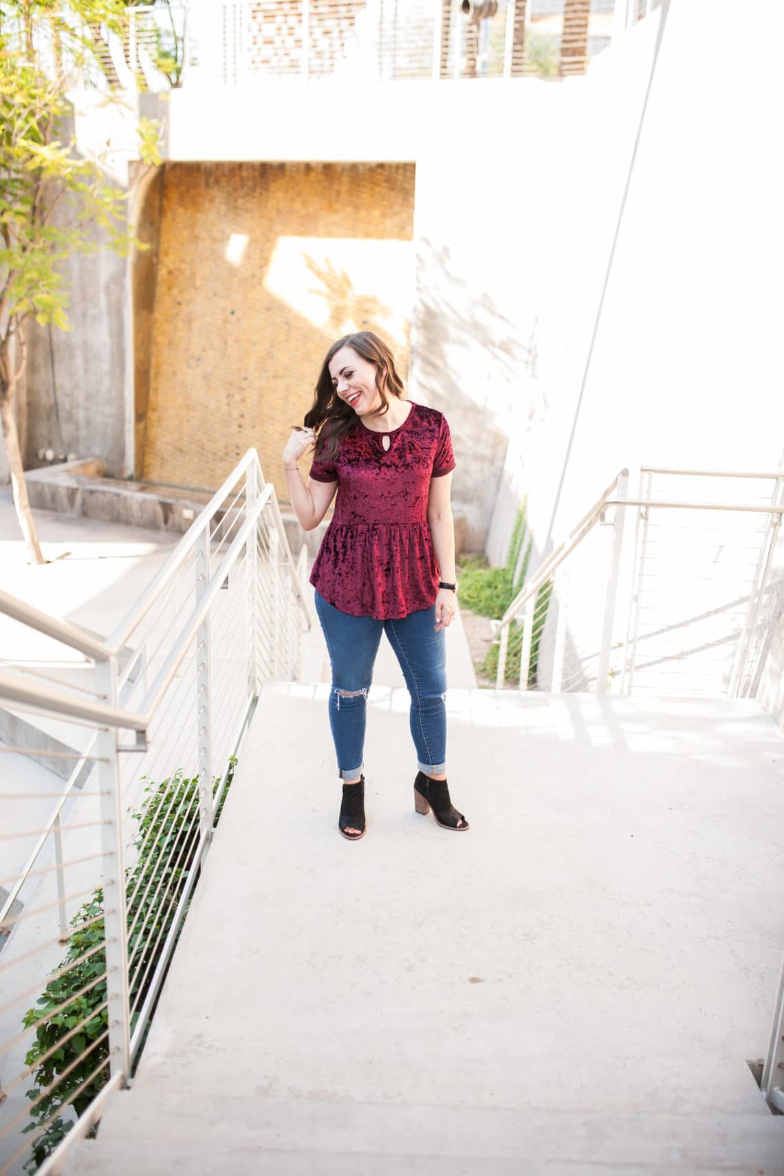 Two Ways to Style a Velvet Top: Day to Night (Shop Over 50 Velvet Pieces) -  Sunshine Style