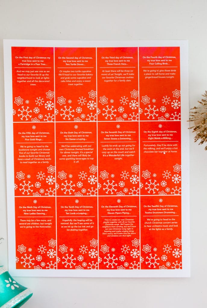 The 12 Dates of Christmas 12 Christmas date ideas for couples. 