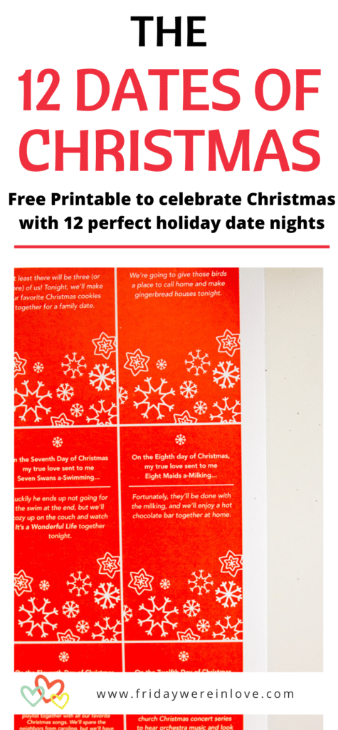 The 12 Dates of Christmas: Christmas Date Ideas Gift