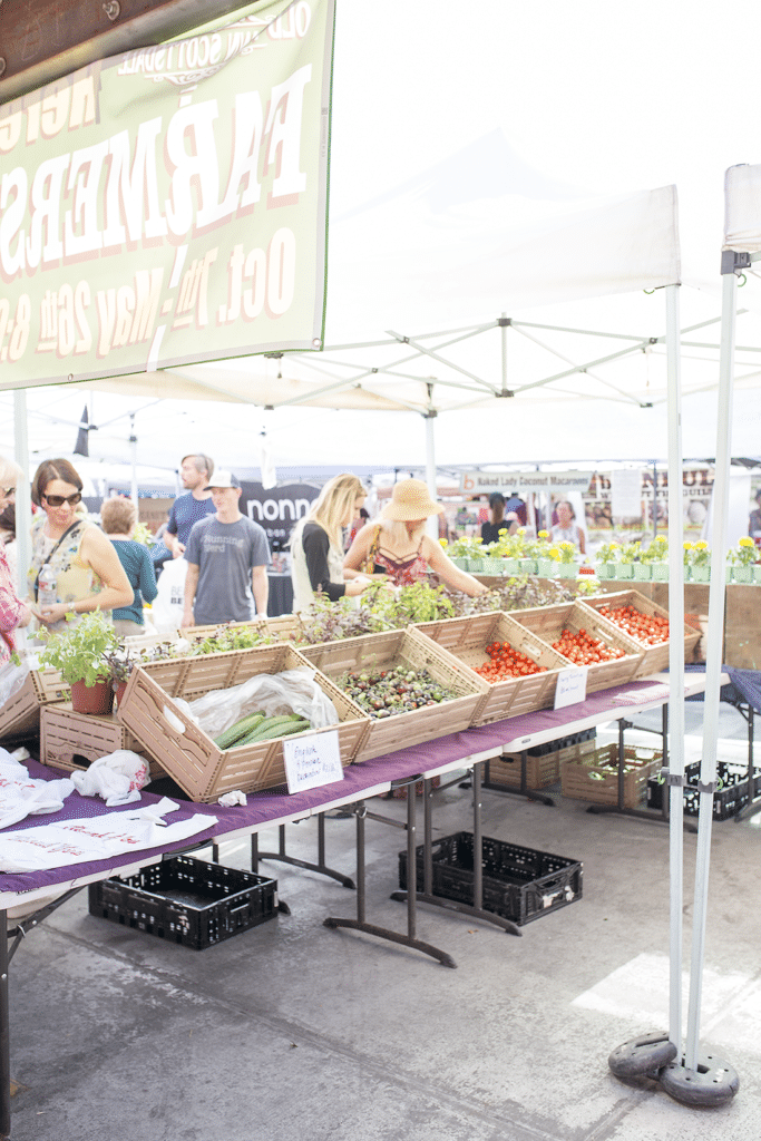 Saturday Farmer\'s Market. 