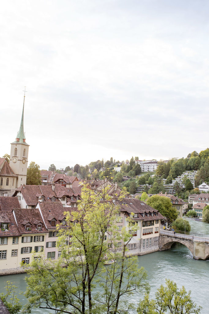 Bern Switzerland skyline. 