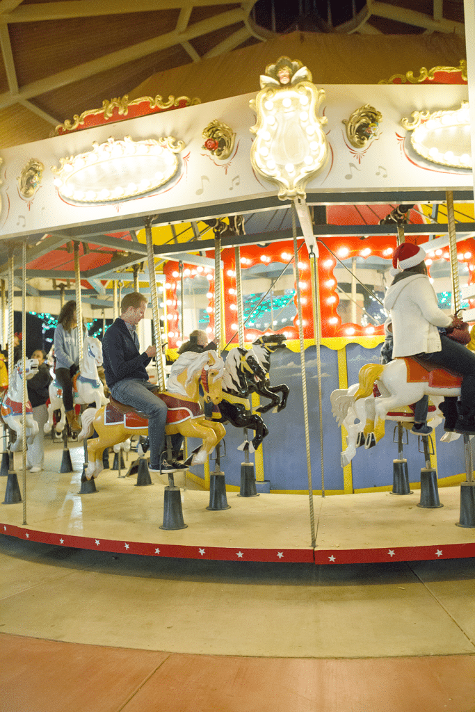 Carousel at Christmas