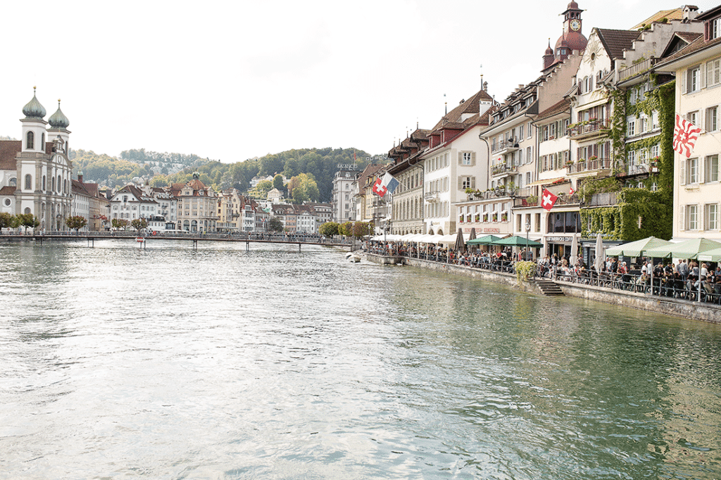 Lucerne Switzerland is one of the most picturesque cities in Europe. 