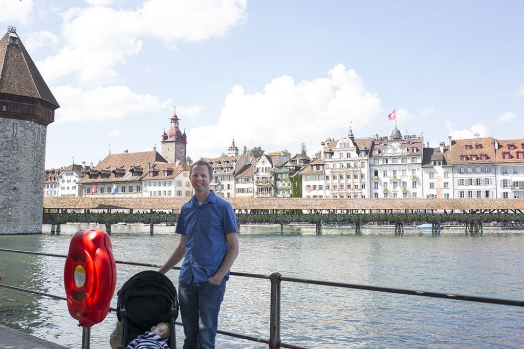 A complete guide to visiting Lucerne Switzerland with a baby. 