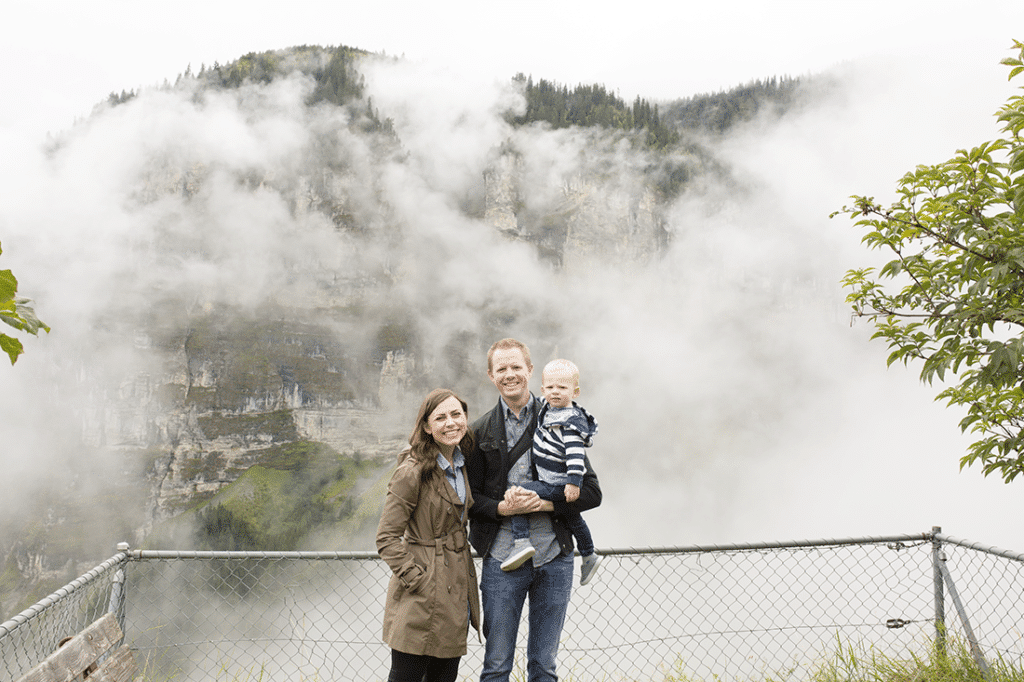 Visiting the Swiss Alps with kids. 