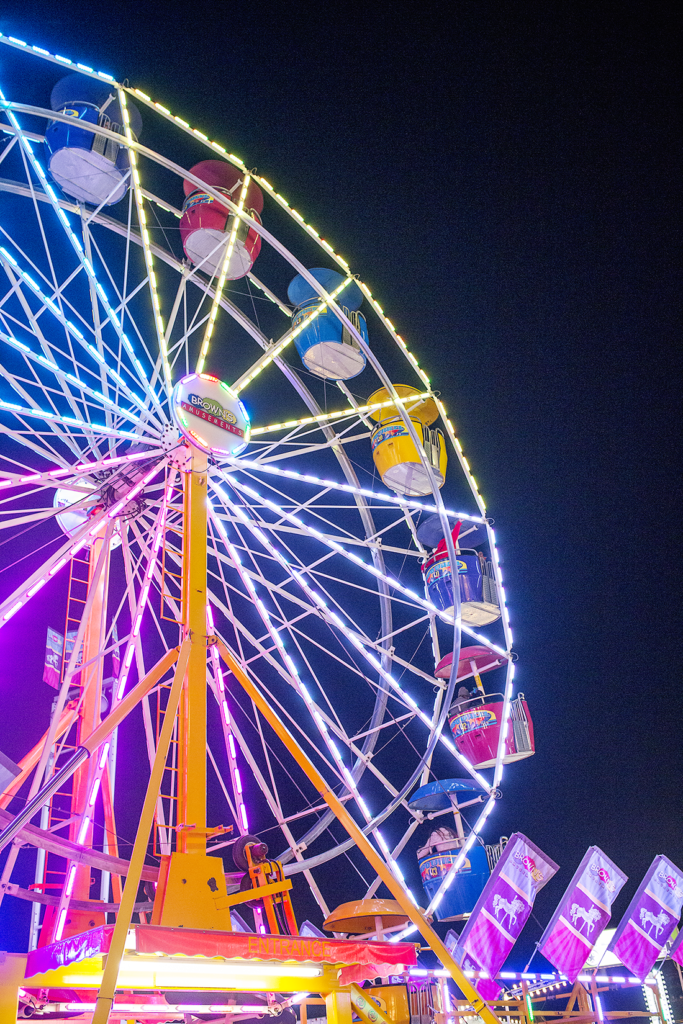 Lights of the World at the fairgrounds. 