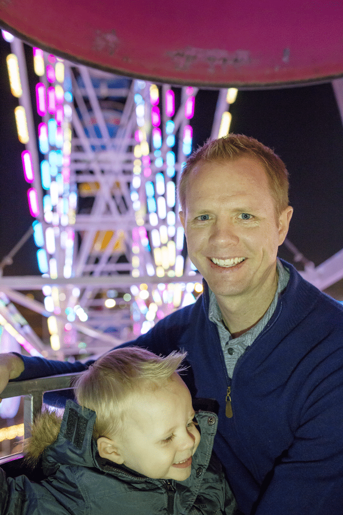 Lights of the World family date night at the fairgrounds. 