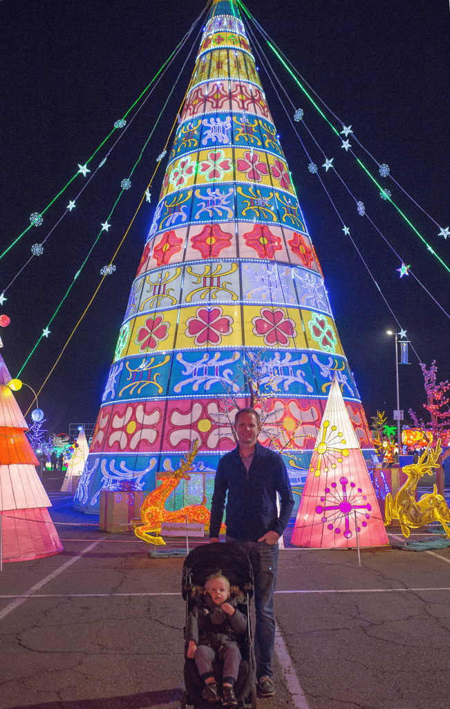 Lights of the World family date night at the Phoenix fairgrounds. 