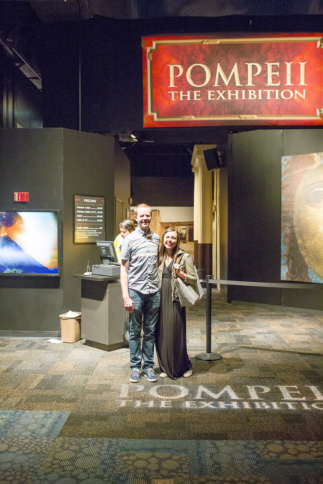 Touring exhibits at the Arizona Science Center. 