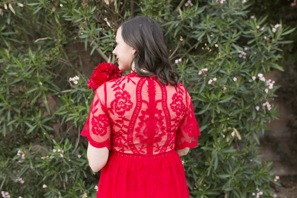 The Perfect Valentine\'s Day Dress in maternity and non-maternity sizes. 