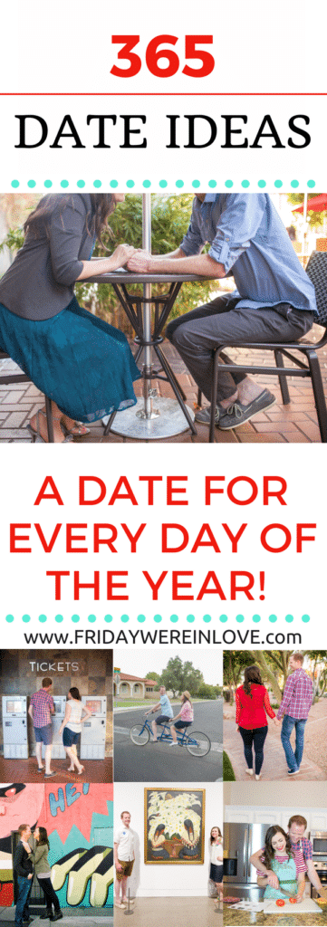 365 Fun and Cute Date Ideas : An Adventure Journal for Couples with  Surprise Date Ideas for Every Day of the Year to Share Unique Experiences,  Increase Emotional Intimacy and Become a