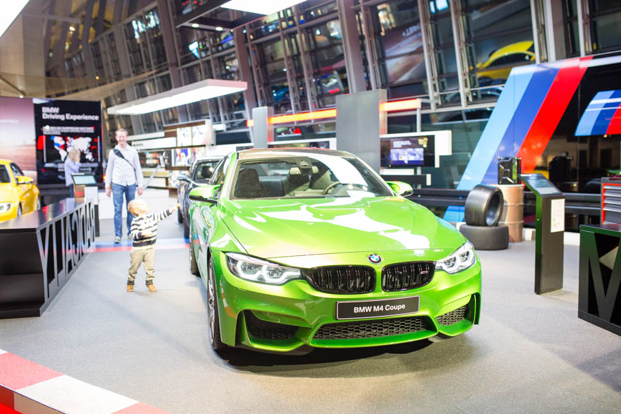 BMW Museum in Munich Germany. 